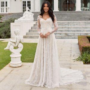 DEENA - MADI LANE WEDDING DRESS - SIZE 14 (NEVER WORN, NOT ALTERED)